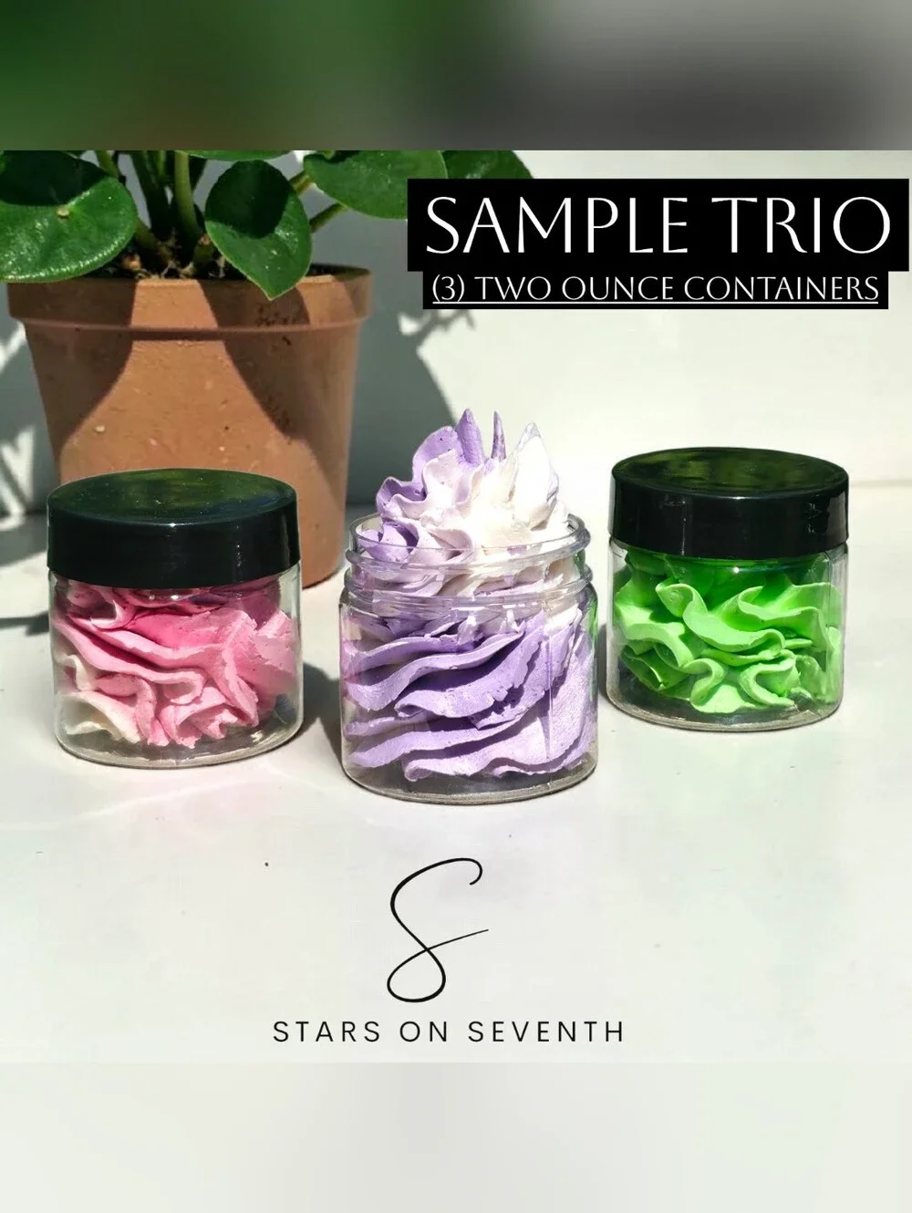 BUY NOW- 2oz Sample Trio- Whipped Shaving Soap - Picture 2 of 5